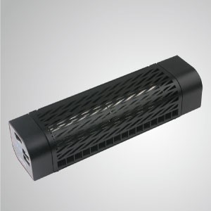 5V DC 팬스톰 USB 타워 쿨링 팬 (차량 및 유모차용) / 클래식 블랙 - USB 모바일 선풍기는 차량 선풍기, 유모차 선풍기, 강력한 바람으로 실외 냉각이 가능합니다.